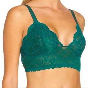 Free people pine green bralette